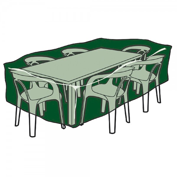 Funda de protección, cubre mesa y sillas, 143 x 225 x 90 cm, 240 g/m²