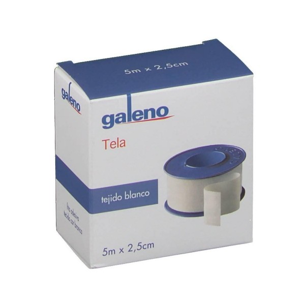 Esparadrapo Galeno Tela Blanco 5mx2,5cm.