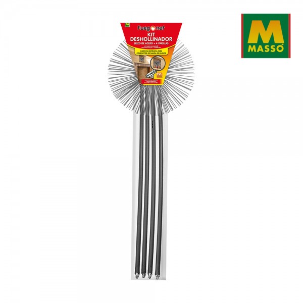 Kit deshollinador de acero ø250 mm