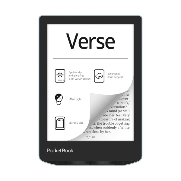 Pocketbook verse bright blue / lector de libros electrónicos 6" 8gb