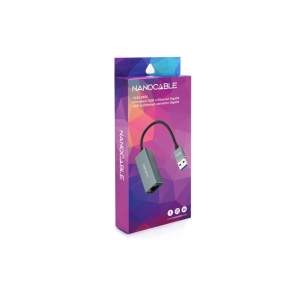 Nanocable conversor usb 3.0 a ethernet gigabit
