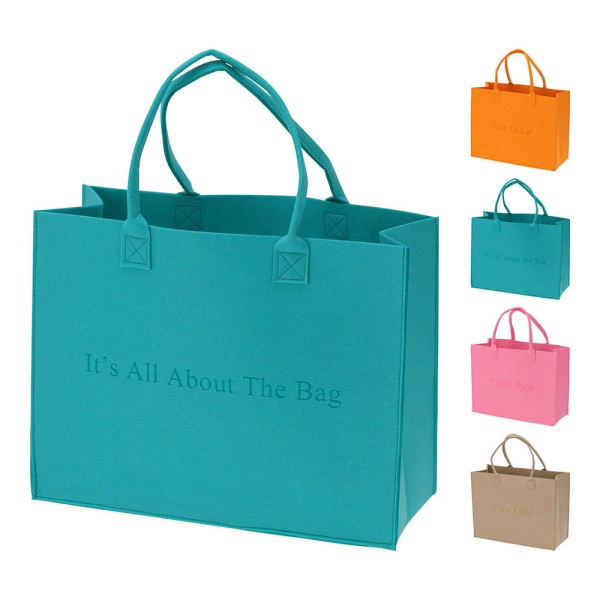 Bolsa de fieltro 44 x 34 cm colores surtidos