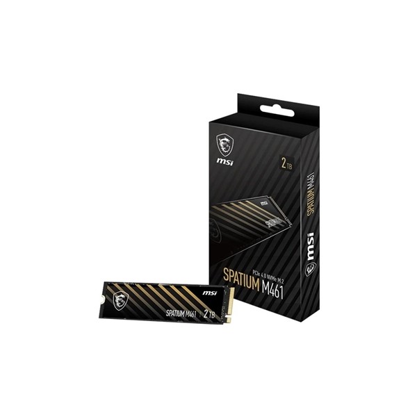 Msi ssd spatium m461 2tb pcie 4.0 nvme 5000 mb-s